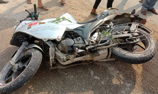 मोटरसाईकल पल्टीदा सवार व्यक्ती गम्भीर घाईते
