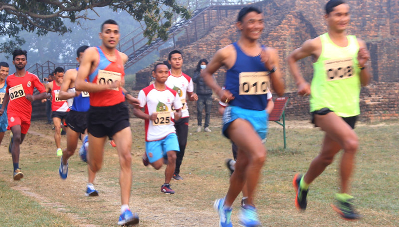 लुम्बिनीमा  अन्तर्राष्ट्रिय शान्ति म्याराथन उपाधि नेपाल आर्मीका :  खगेन्द्रबहादुर भाट