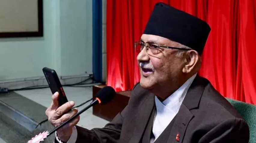 पूर्वप्रधानमन्त्री केपी शर्मा ओलीले प्रधानमन्त्रीको भारत भ्रमणमा प्रोटोकल नै मिलेन