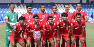 राष्ट्रिय फुटबल टोलीले साफ च्याम्पियनसिपमा सान्तवना जित