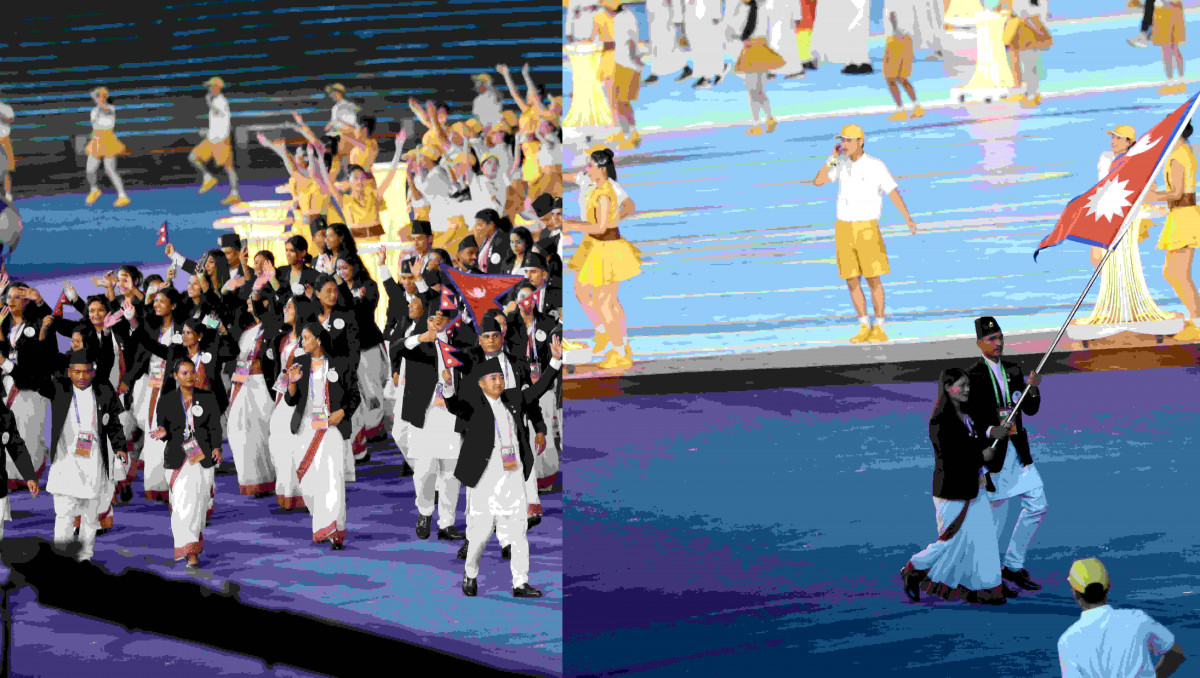 एसियाली खेलकुदको भब्य उद्घाटन