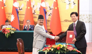 नेपाल र चीनबीच १३ बुँदे समझदारीमा हस्ताक्षर