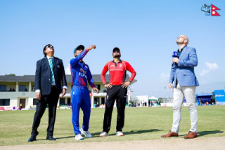 नेपालले सिरिजको दोस्रो खेलमा हङकङसँग खेल्दै,पहिला बलिङ नेपालले  गर्ने