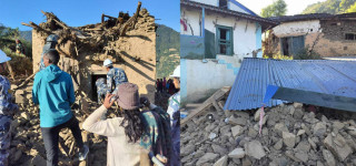 फेरी थपिए भूकम्पमा मृत्यु हुनेको सङख्या १३३ मृत्यु , १८५ घाइते