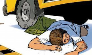 ढुंगेधारामा  ट्रकले स्कुटलाई ठक्कर दिँदा एक जनाको मृत्यु