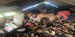 धादिङमा आगलागी हुदा एक घर जलेर पूर्णरूपमा  नस्ट