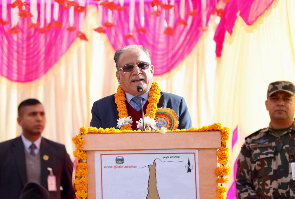 बुढीगण्डकी के होला कसो होला भन्ने भइरहेको थियो, अब  म छिट्टै शिलन्यास गर्न  आउँदै छु : प्रधानमन्त्री दाहाल