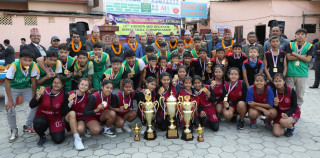 १२ औं प्याब्सन मध्य क्षेत्रीय बास्केटबल प्रतियोगिताको उपाधि हेम्स, इनोभेटिभ र काठमाडौं जेभियर्सलाई