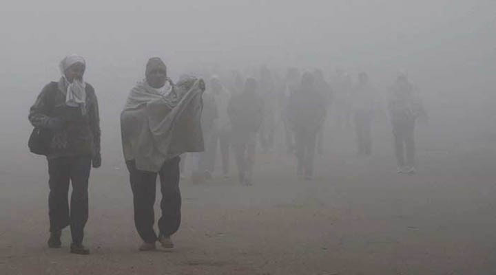 मधेस प्रदेशको तराईमा आज फेरि बाक्लो हुस्सु लाग्यो 
