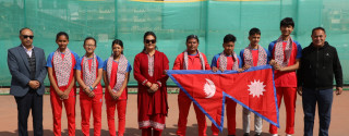 वल्र्ड जुनियर टेनिस टिम च्याम्पियनसिपमा सहभागी हुन श्रीलंका जाँदै