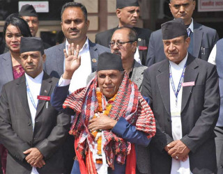 राष्ट्रिय सभाको अध्यक्षमा माओवादीका  नारायण दाहाल ३९ मतसहित विजयी
