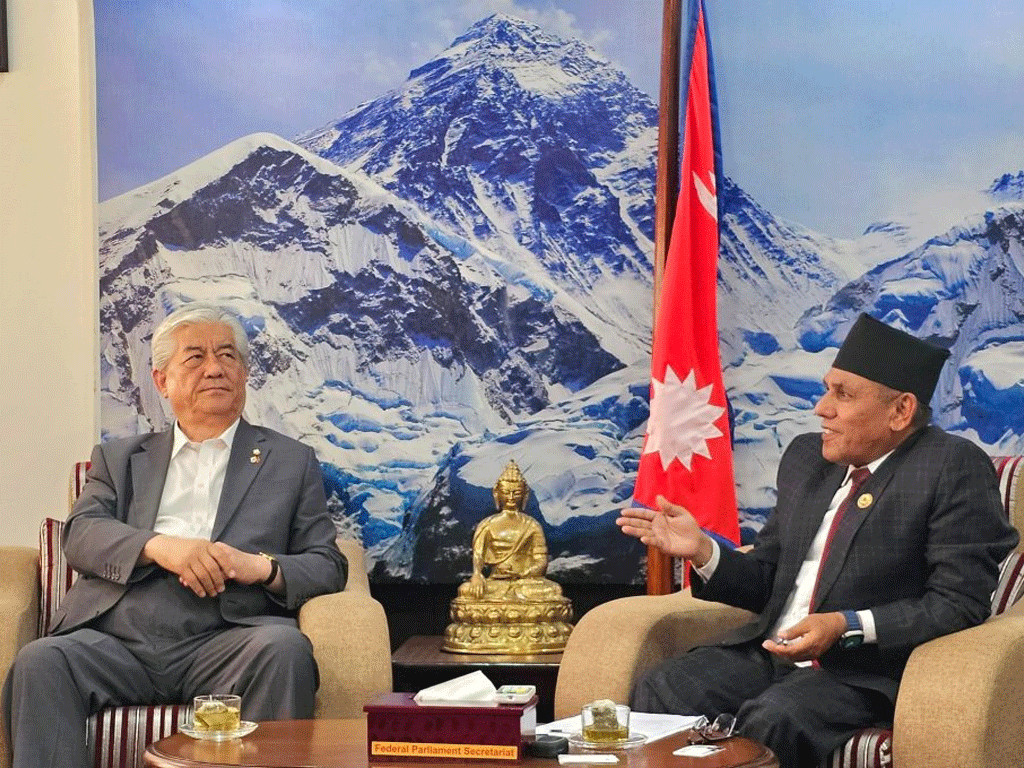 राष्ट्रिय सभाका अध्यक्ष दाहाल र गणतन्त्र कोरियाको संसदीय प्रतिनिधि मण्डलबिच भेटवार्ता 