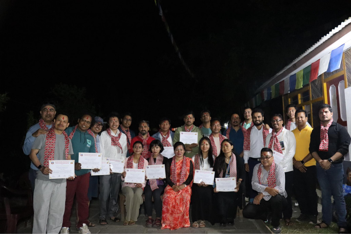 उत्तरी गोरखाको धार्चे गाउँपालिकामा ५ दिने  ‘धार्चे चित्रकला कार्यशाला’ हिजो सम्पन्न 