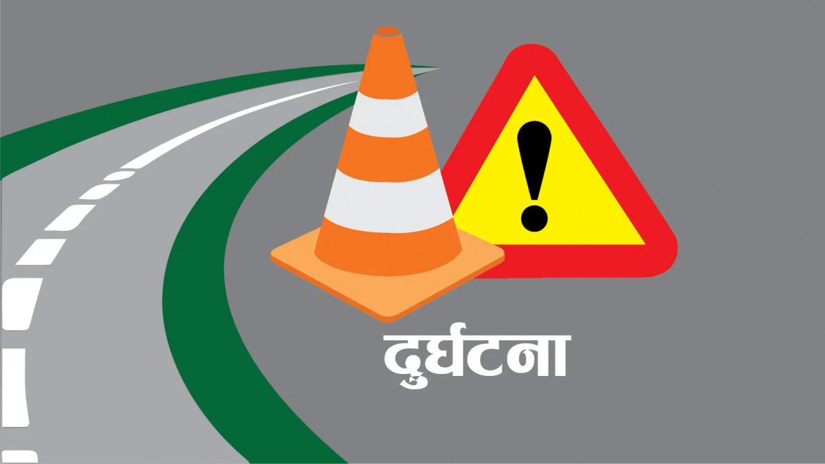 कुरिन्टारमा यात्रुवाहक बस ठोकिदा १३ जना घाईते