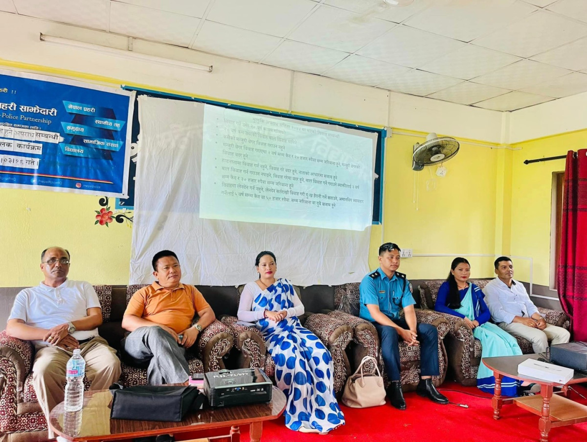 गोरखा नगरपालिकाले नगरपालिका भित्रका सामुदायिक विद्यालय लक्षित गर्दै ‘कानुनी साक्षरता कार्यक्रम सञ्चालन