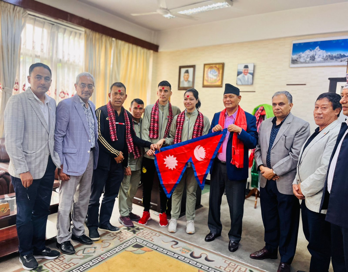 नेपाली पारा तेक्वान्दोलाई बिदाई तथा शुभकामना कार्यक्रम