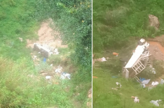  स्याउ बोकेर काठमाडौं आउँदै गरेको गाडी दुर्घटना