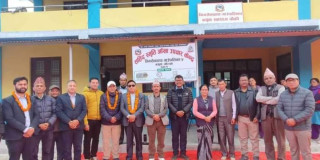 भीमसेन थापा गाउँपालिकाको बगुवामा सहिद स्मृति आँखा उपचार केन्द्र स्थापना 