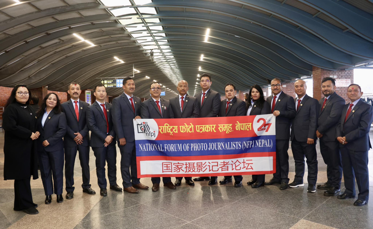  फोटो पत्रकार प्रदीपराज वन्त नेतृत्वको टोली फोटो प्रदर्शनीका लागि चीन प्रस्थान 