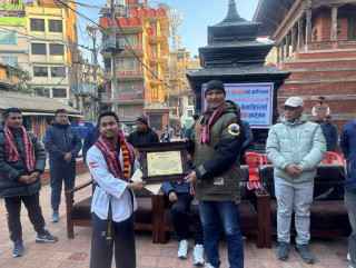 अन्तर्राष्ट्रय तेक्वान्दो प्रतियोगतामा पदक जित्ने रोजेन सम्मानित