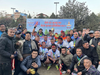 चौथो वडा अध्यक्ष कप भेट्रान फुटबल प्रतियोगितामा बौद्ध नयाँ च्याम्पियन