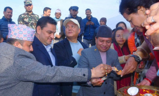टोखा नगरपालिका जोड्ने विष्णुमति करिडोरको ट्रयाक खोल्ने कार्यको शिलान्यास 