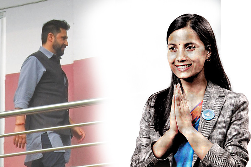 आफनो पार्टीका सभापति लामिछानेको तर्फबाट आज गौतमले बहस गर्दै