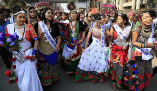 आज  थारू समुदायले नयाँ वर्षका रूपमा माघी पर्व मनाउँदै
