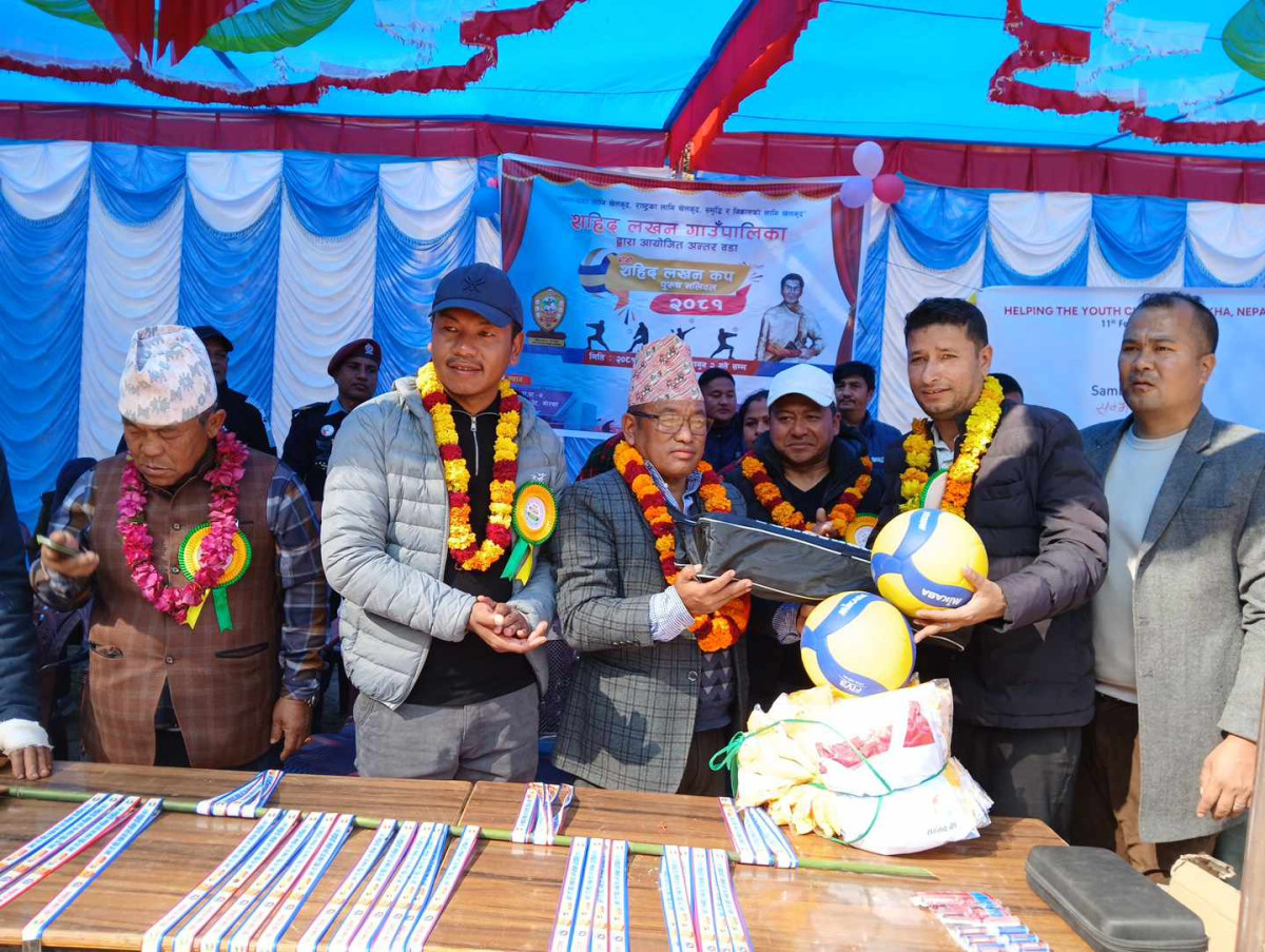  गोरखाको ३ पालिकामा सम्भव नेपालले खेलकुद सामग्री तथा पञ्चेबाजा हस्तान्तरण