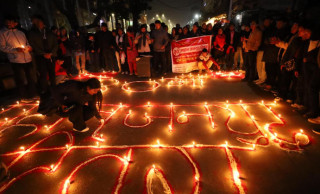 ३० औं जनयुद्ध दिवसमा अखिल क्रान्तिकारीले माइतीघर मण्डलमा दीप प्रज्वलन ग¥यो