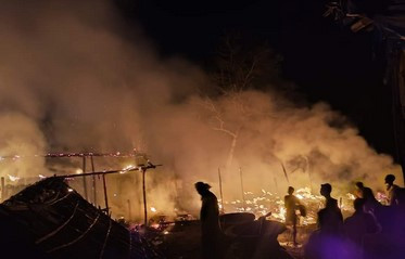 नागार्जुन नगरपालिकाको एक कच्ची घरमा आगो लागि हुदा १५ लाख भन्दा बढीको क्षती