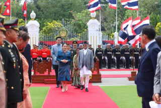 नेपाल प्रधानमन्त्री ओली र थाइल्याण्डका प्रधानमन्त्री शिनावात्राबिच भेटवार्ता