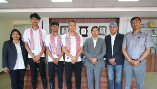  दुई फरक अन्तर्राष्ट्रिय तेवान्दो टोली चीन जाने