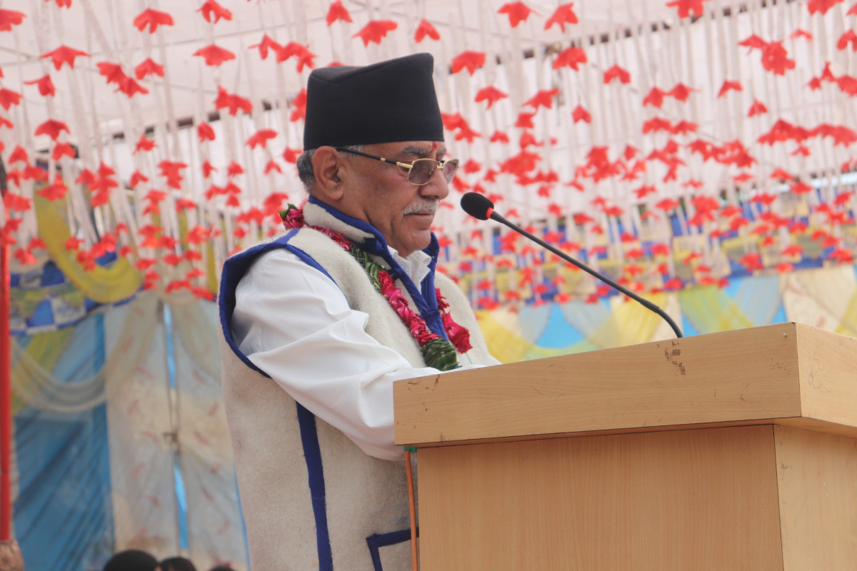 प्रधानमन्त्री र मुख्यमन्त्री हुँदा पनि गोरखामा सोचेको जस्तो विकास  गर्न सकिएन :  पूर्वप्रधानमन्त्री प्रचण्ड