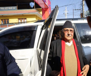  एमालेका अध्यक्ष ओली बन्दसत्र स्थल भृकुटीमण्डप पुगे