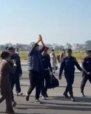 रिहाइको प्रक्रिया पूरा गर्न रास्वपाका सभापति लामिछाने  भरतपुर हुदै रुपन्देही  जादै