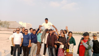 कतारको सनैयामा छेलो प्रतियोगिता  बाट तमु (म्रु)राजाका रूपमा सेनबहादुर गुरूङ  भए सफल