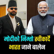 प्रधानमन्त्री बालेनलाई मोदीको भारत भ्रमण निम्तो, उच्चस्तरीय सहकार्यलाई प्राथमिकता