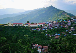  गोरखा बोर्लाङको प्राकृतिक सौन्दर्यबीच अवस्थित सरस्वती माध्यमिक विद्यालय