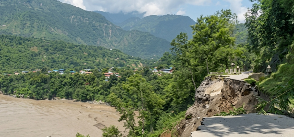 कृष्णभीरको पहिरोले नागढुंगा–मुग्लिन सडक तत्काल खुल्ने सम्भावना न्यून