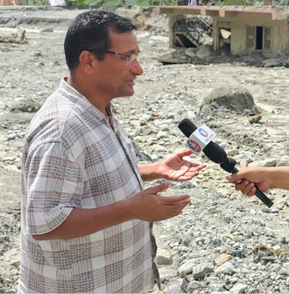 जलवायु परिवर्तनका कारण आएको विपद्लाई सामान्य बाढीपहिरो नसम्झौँ : शक्ति बस्नेत