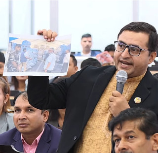 त्रिभुवन विमानस्थलमा बाढीपीडितका लागि आएका राहत सामग्री अलपत्र, सरकारको ध्यानाकर्षण होस्  : सांसद  न्यौपाने