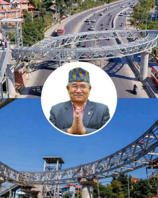 १९ जनाको मृत्युले जन्माएको योजना : कुसुन्तीमा लिफ्टसहितको आकाशे पुल निर्माण हुँदै