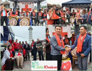 दैनिक रक्तदान कार्यक्रमको प्रथम वार्षिकोत्सव सम्पन्न, नियमित रक्तदाताहरू सम्मानित